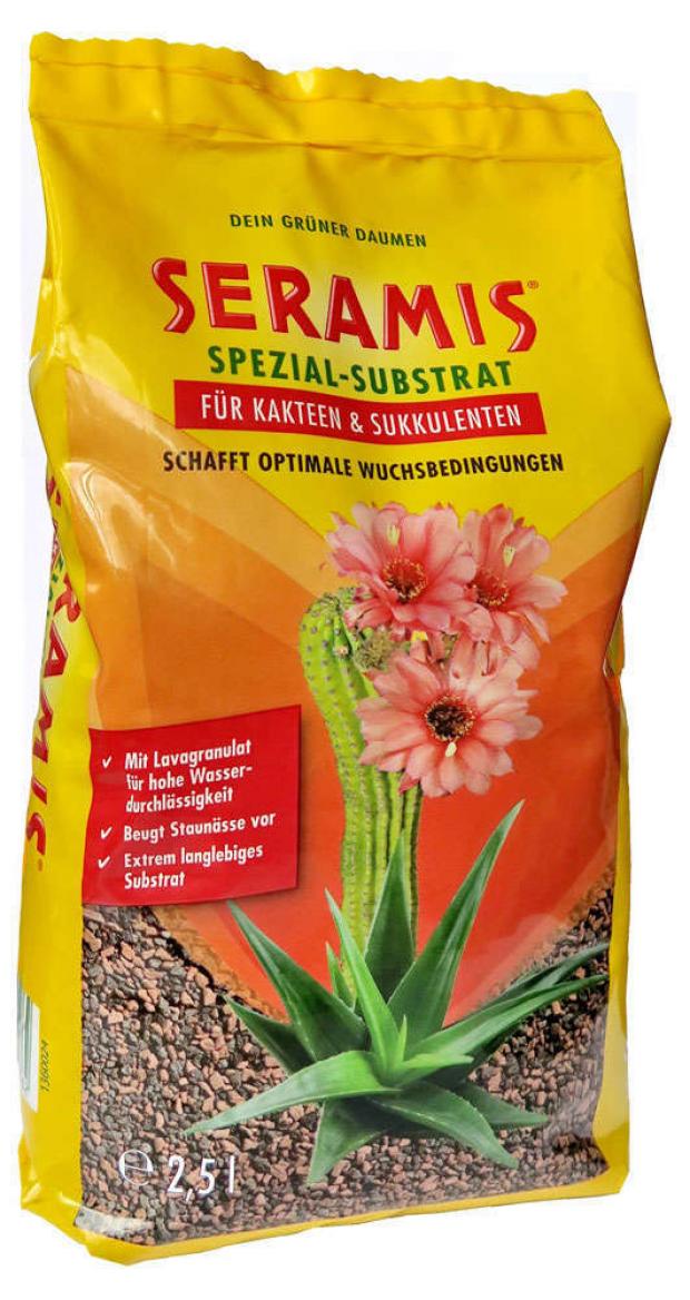 

Гранулят для посадки кактусов и суккулентов Seramis, 2,5 л