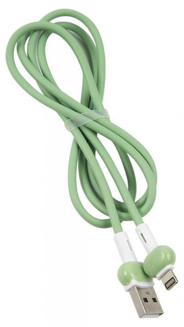USB кабель Red Line Candy Lightning - USB A зеленый, 1 м