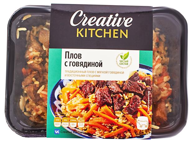 

Плов Creative Kitchen По-Узбекски с говядиной, 300 г