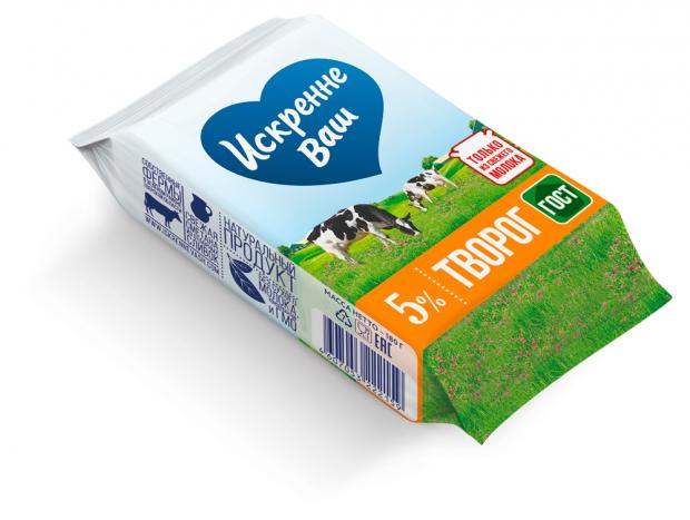 

Творог «Искренне Ваш» 5%, 180 г