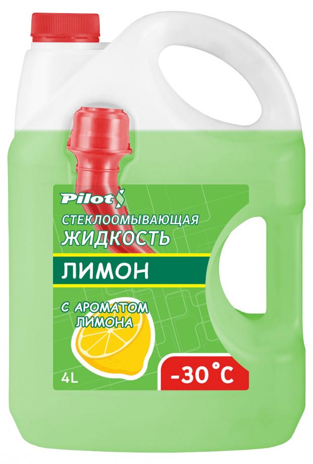 

Жидкость стеклоомывателя -30С Pilots лимон, 4 л
