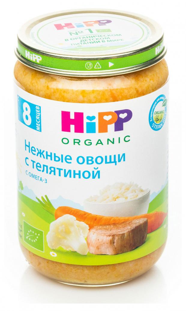 

Пюре HiPP Нежные овощи с телятиной с 8 мес., 220 г