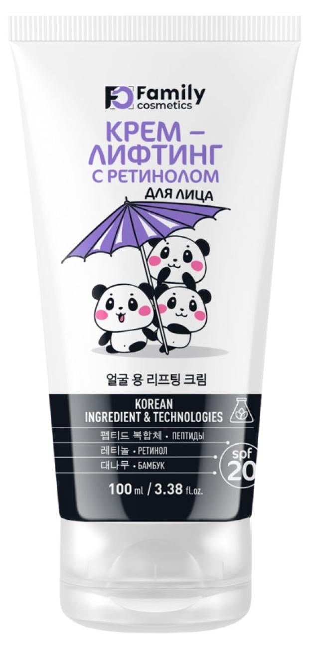 

Крем для лица Family Cosmetics лифтинг с ретинолом Spf 20, 100 мл
