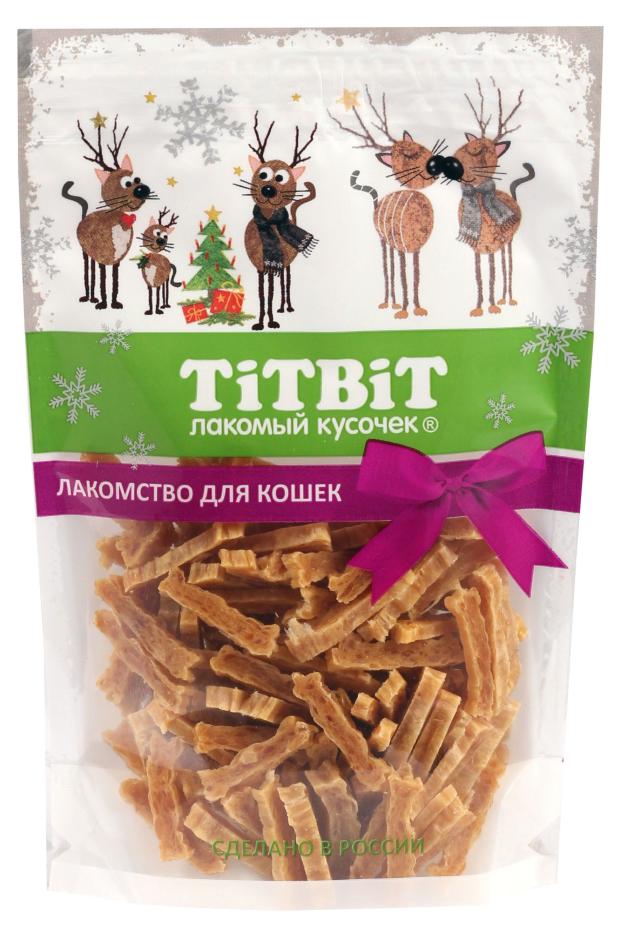 

Лакомство для кошек TITBIT нарезка куриная, 50 г