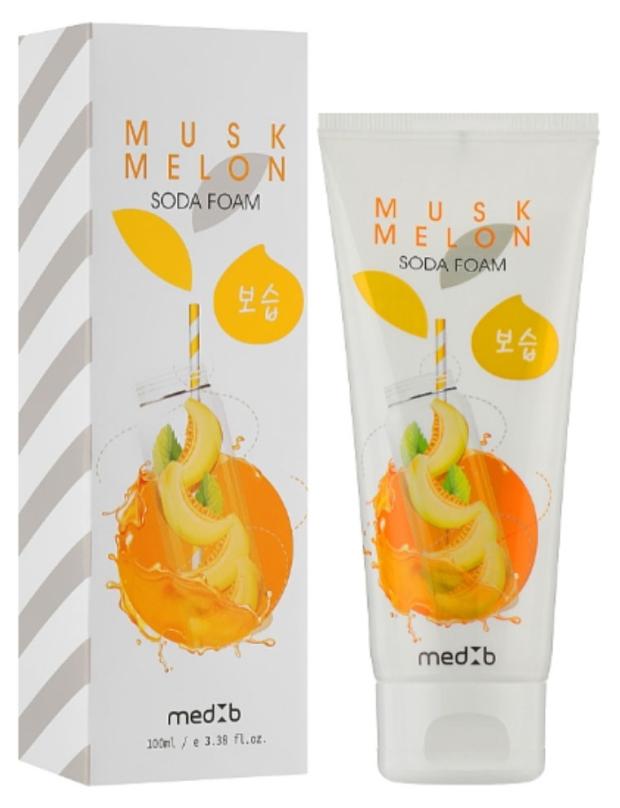 Пенка для умывания MEDB muskmelon soda с пищевой содой и мускусной дыней, 100 мл medb muskmelon soda foam пенка для умывания с экстрактом мускусной дыни и содой