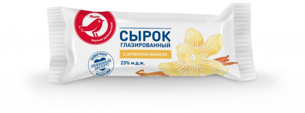 

Сырок глазированный АШАН Красная птица с ароматом ванили 23% БЗМЖ, 40 г