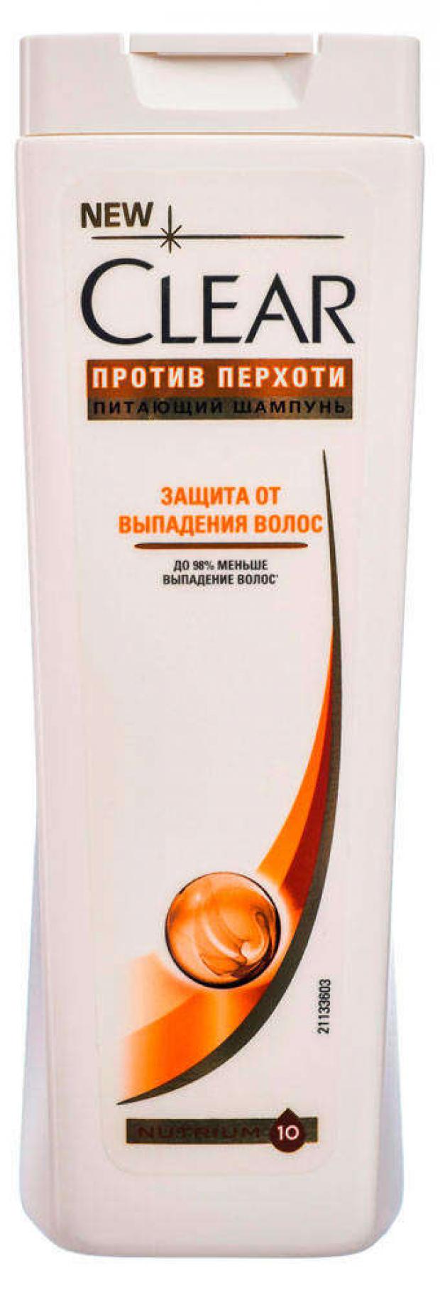 Шампунь для волос Clear защита от выпадения волос, 400 мл
