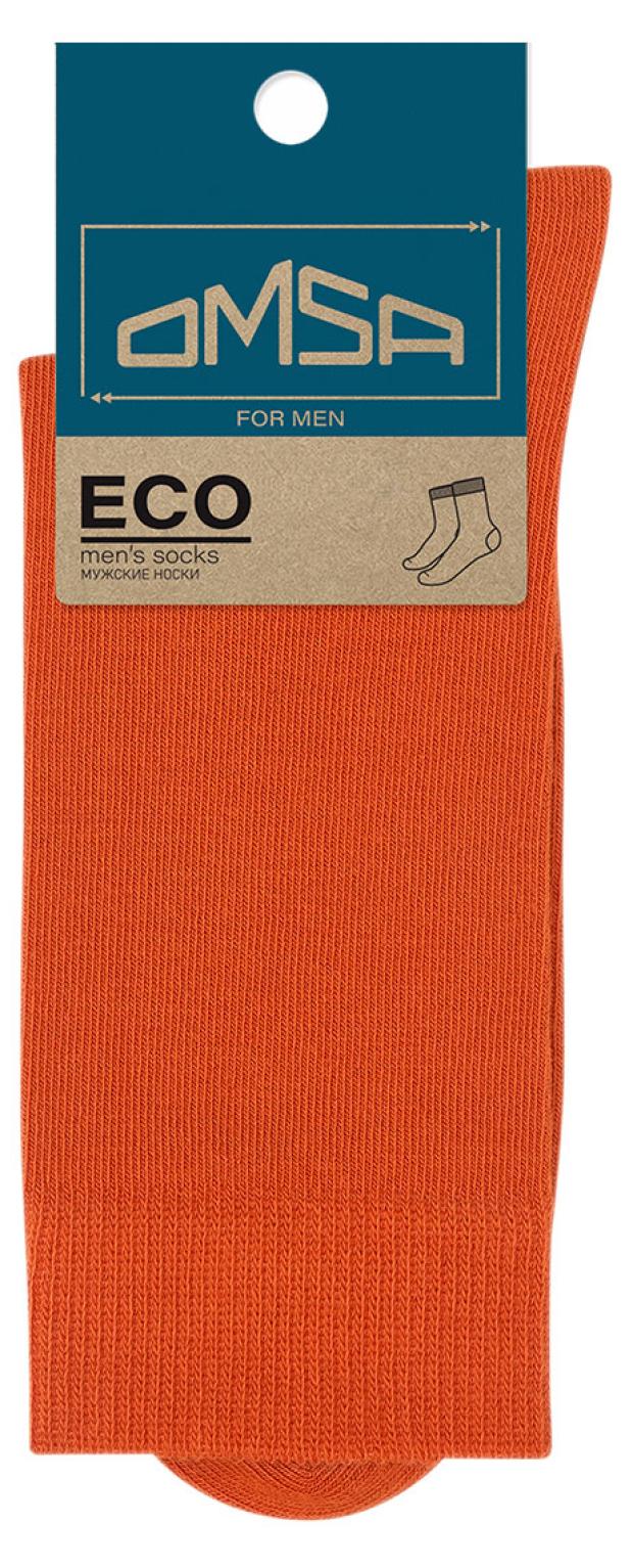 Носки мужские Omsa Eco 401 Colors Orange, размер 45-47