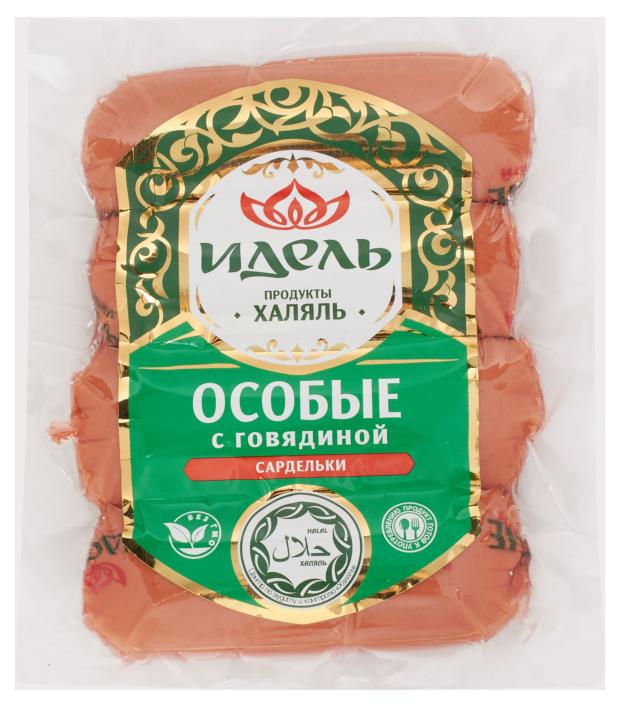 

Сардельки Идель Особые с говядиной Халяль, 300 г