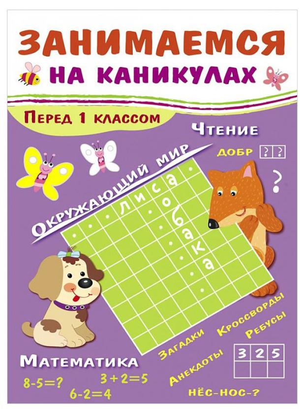 Книга занимаемся на каникулах перед 1 классом