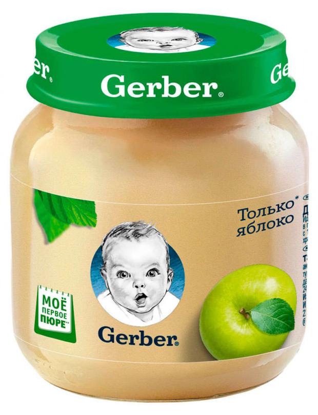 

Пюре Gerber Только Яблоко с 4 мес., 130 г