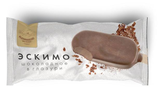 Мороженое Подовинновское молоко Эскимо шоколадное 15% БЗМЖ, 70 г