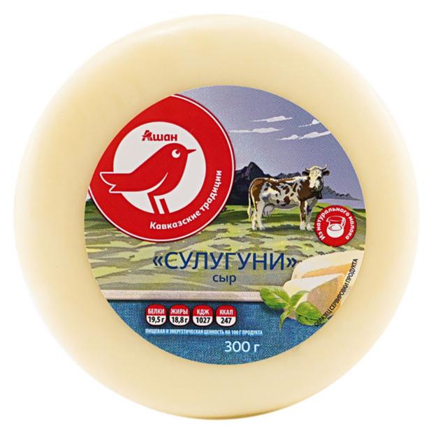 

Сыр рассольный АШАН Сулугуни 40%, 300 г