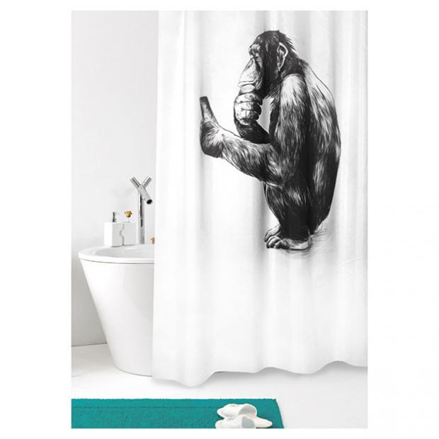 Штора для ванной monkey, 180х200 см