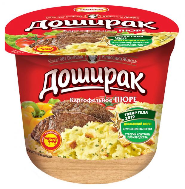 Пюре картофельное Доширак со вкусом мяса 40 г 34₽
