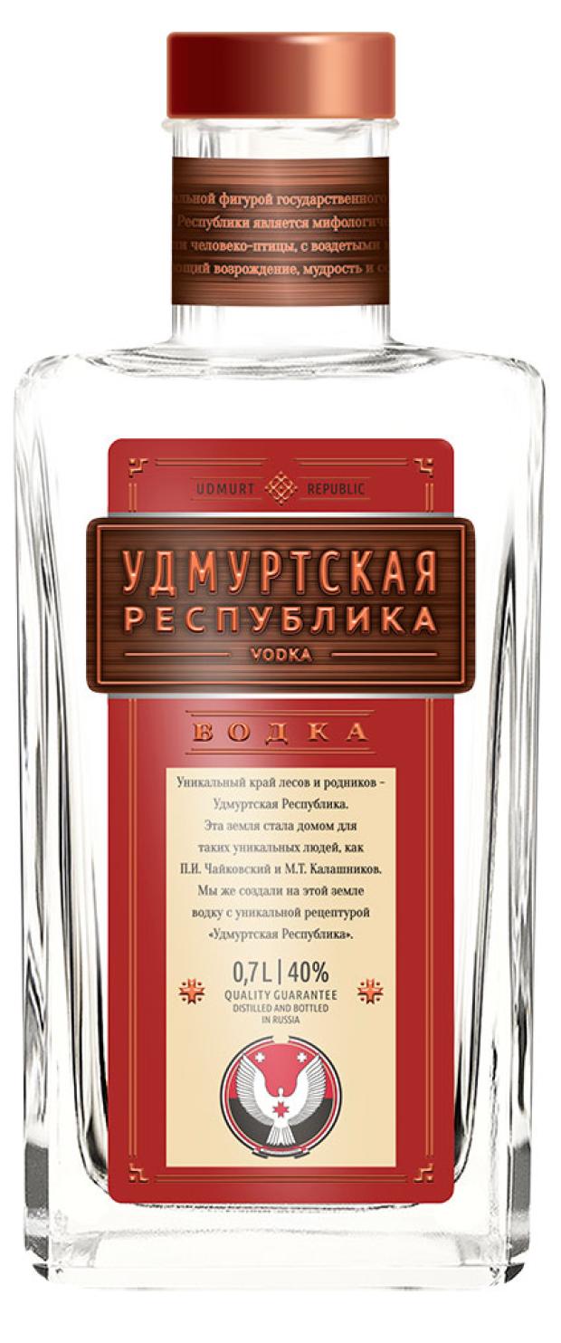 Водка Удмуртская Республика Россия, 0,7 л