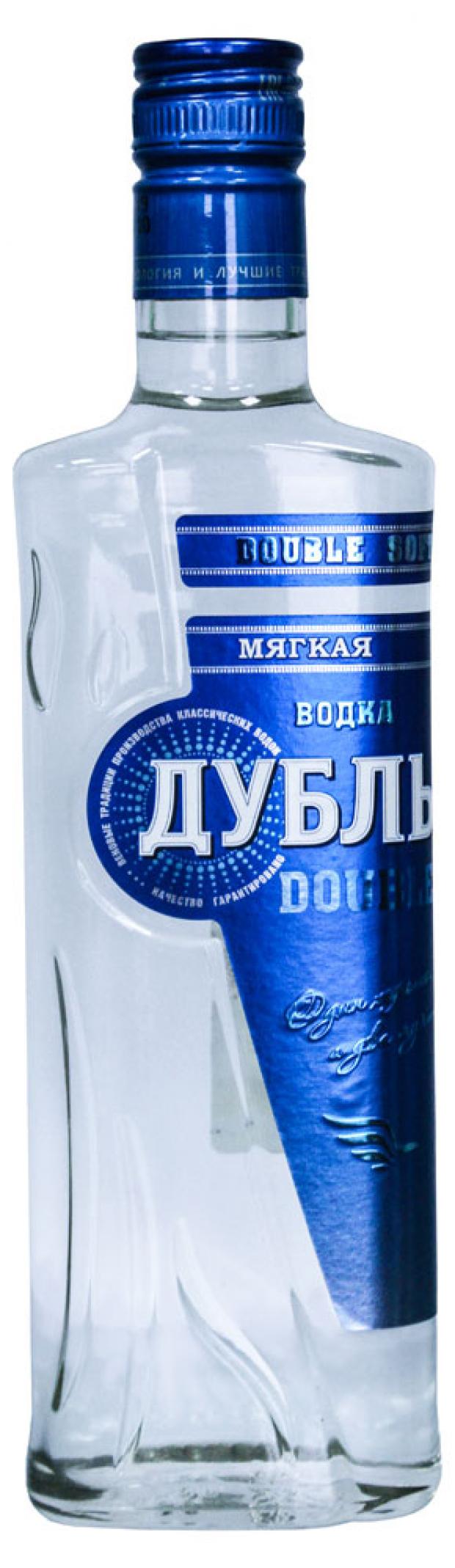 Водка Дубль Мягкая Россия, 0,375 л