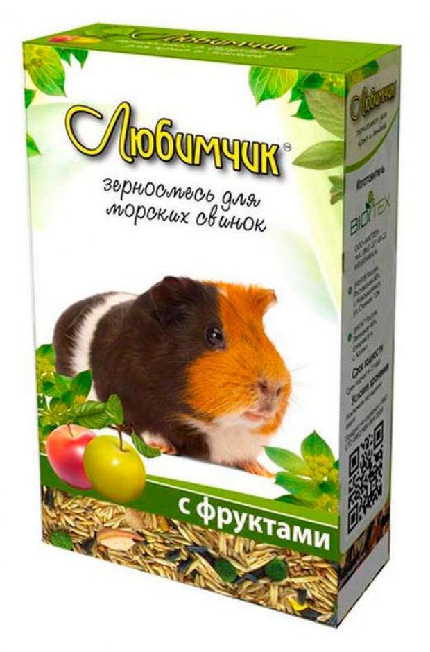 

Корм для морских свинок «Любимчик» зерносмесь с фруктами, 400 г