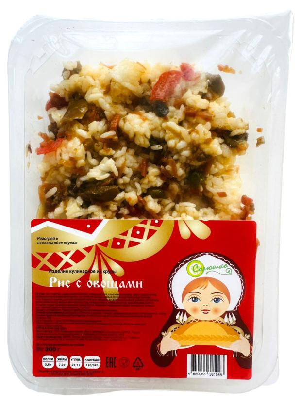 

Рис Солюшко с овощами, 300 г