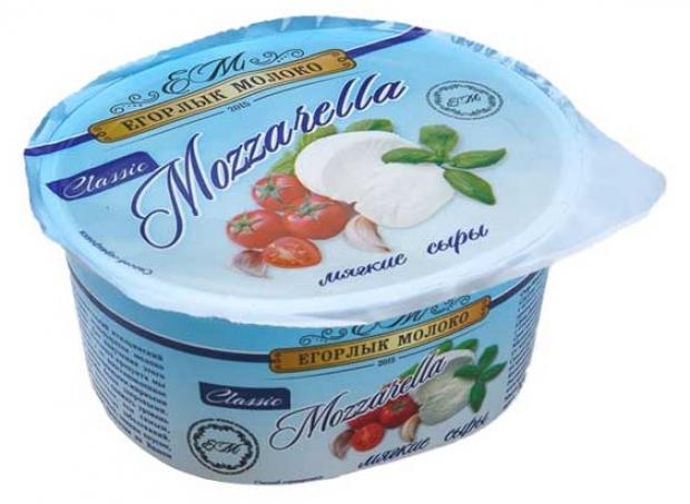 

Сыр мягкий ЕГОРЛЫК МОЛОКО Моцарелла Классическая 45% БЗМЖ, 125 г