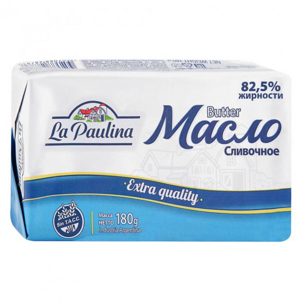 

Масло сливочное La Paulina 82,5%, 180 г