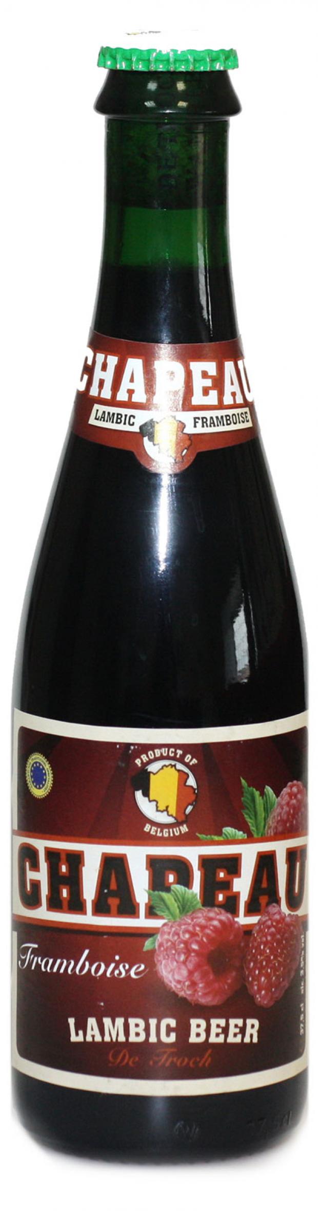 Пивной напиток Chapeau Framboise Lambic темный фильтрованный 3,5%, 250 мл