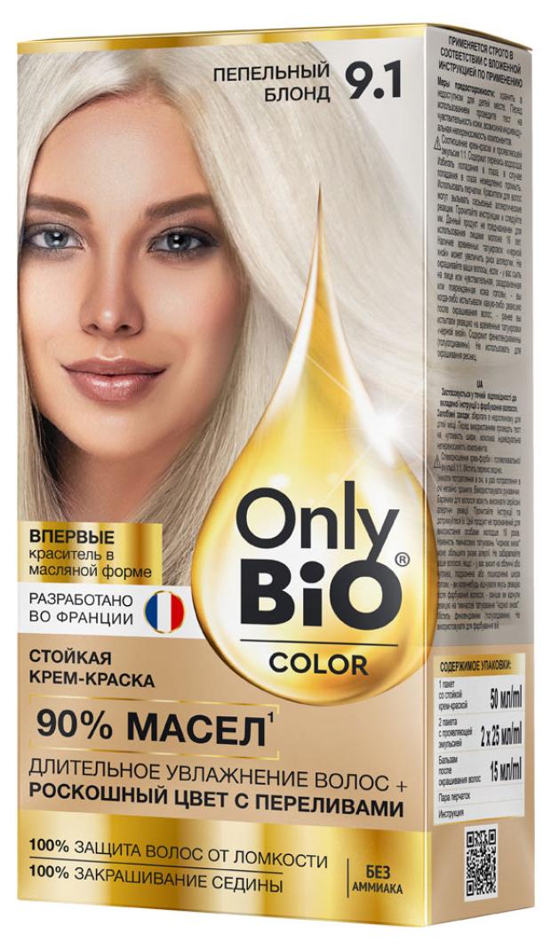 Крем-краска для волос Фитокосметик Only Bio Color Тон 9.1 Пепельный блонд, 115 мл
