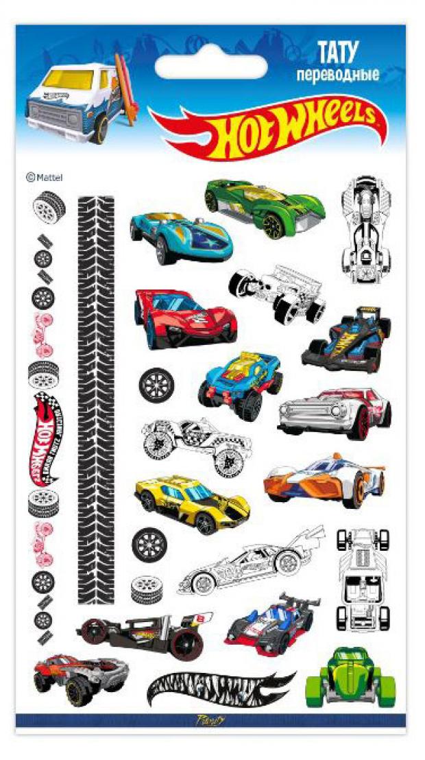 

Наклейки-тату Hot Wheels переводные