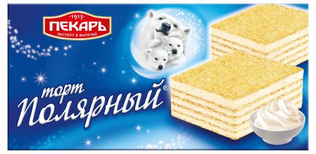 Торт Пекарь Полярный вафельный, 213 г