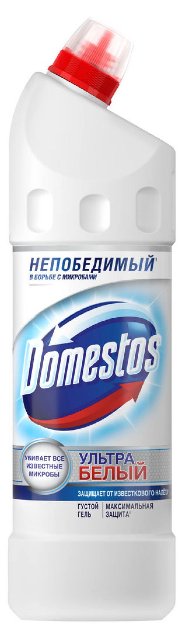 Чистящее средство для унитаза Domestos Ультра белый гель, 1 л
