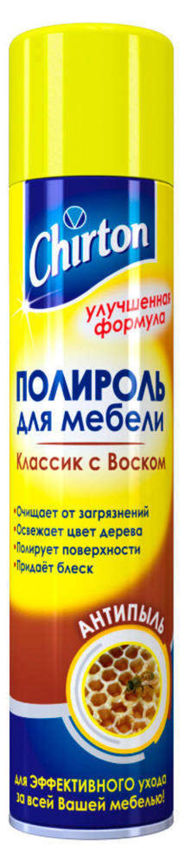 

Полироль для мебели Chirton Классик антипыль, 300 мл