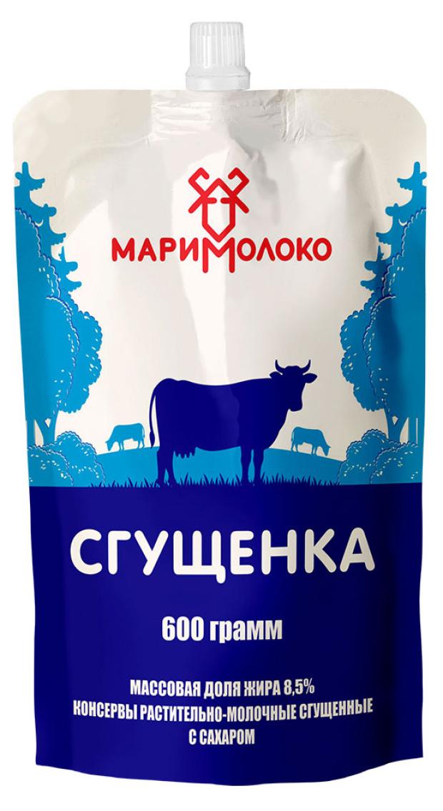 Продукт растительно-молочный Маримолоко Сгущенка 8,5% ЗМЖ, 600 г