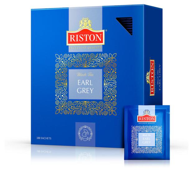 Чай черный RISTON Earl Gray, 100х2 г