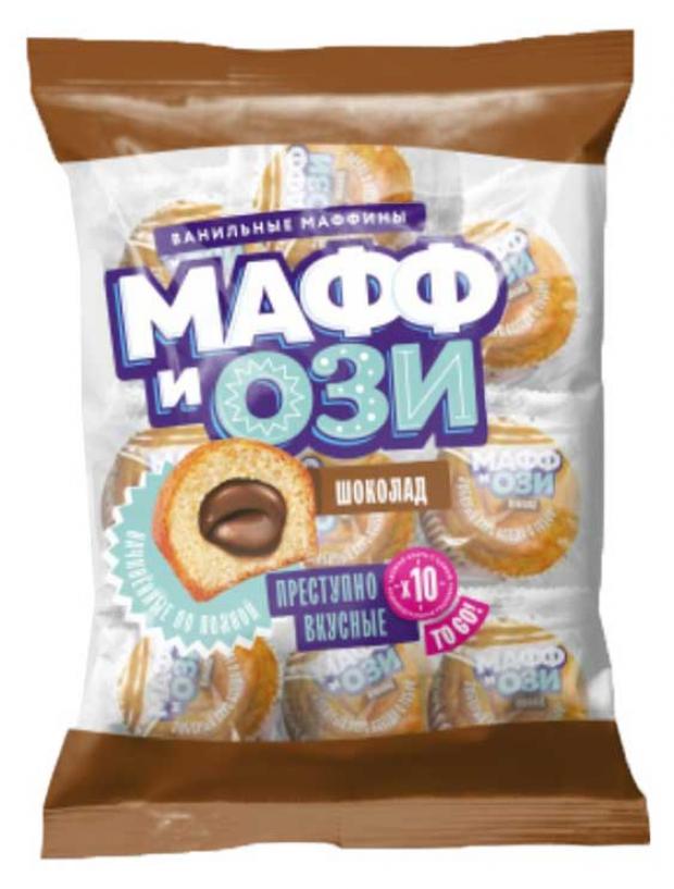 Маффин Мафф и Ози ванильный с шоколадной начинкой, 450 г