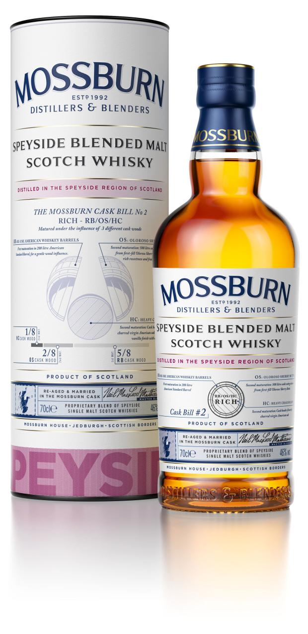 Виски Mossburn Signature Casks Speyside в подарочной упаковке Шотландия, 0,7 л