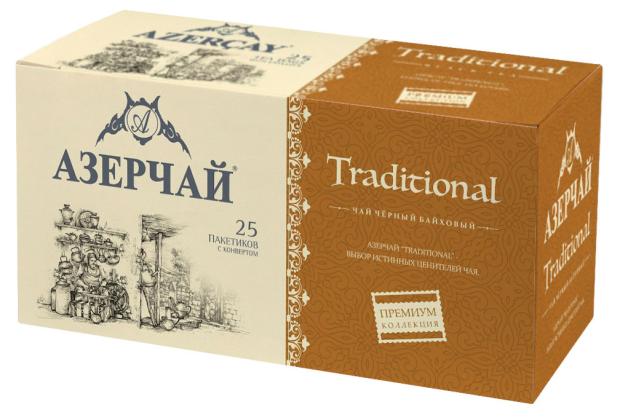 Чай черный АЗЕРЧАЙ Традиционал Premium collection, 25х1,8 г