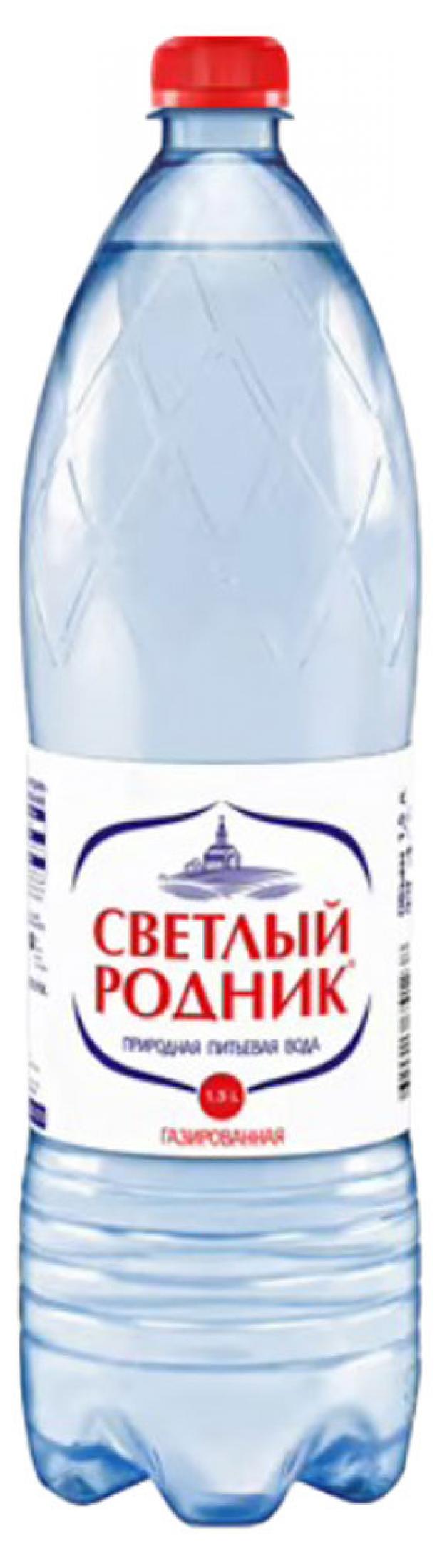 Вода питьевая Светлый Родник природная газированная, 1,5 л