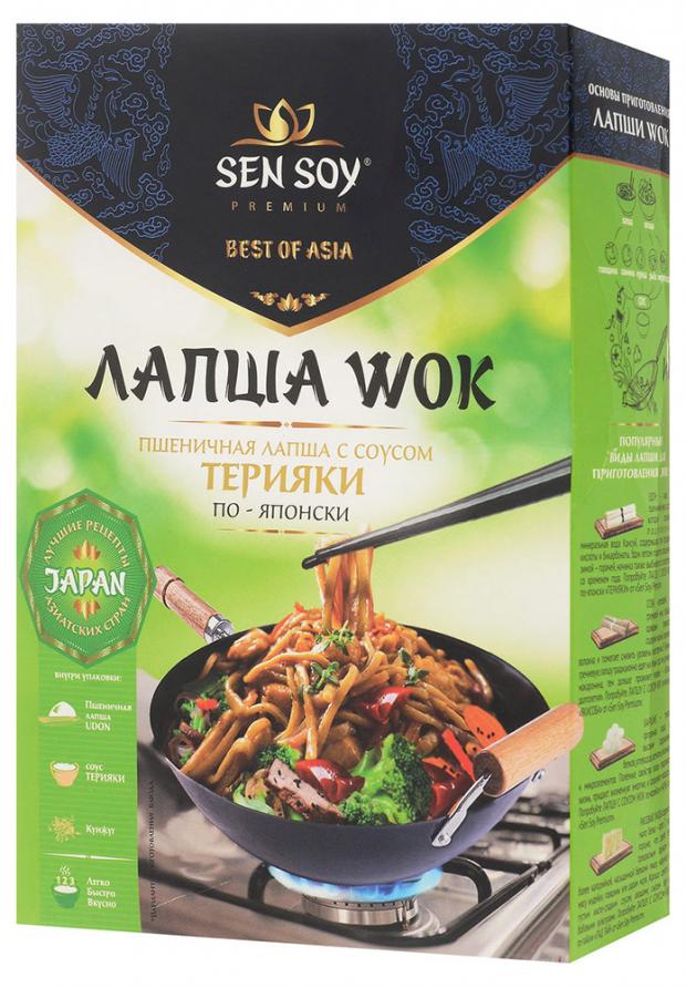 

Набор Sen Soy WOK по-японски: лапша пшеничная Udon соус Teriyaki, 275 г