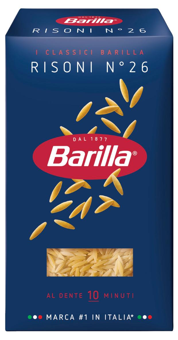 Макаронные изделия Barilla Risoni n26 из твердых сортов пшеницы 450 г 89₽