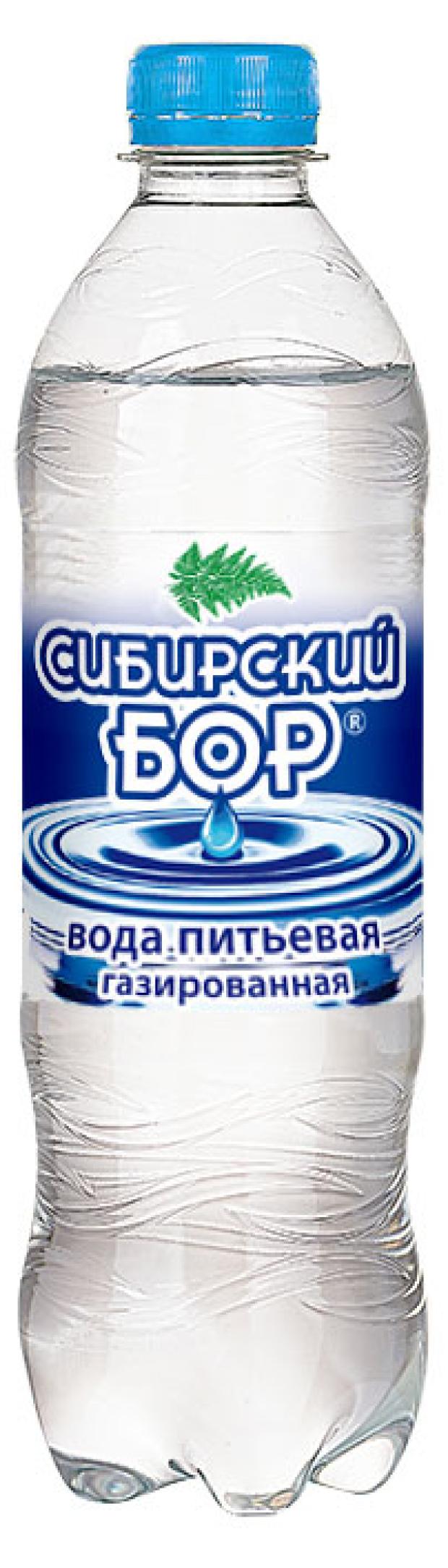 Вода питьевая Сибирский бор газированная, 500 мл