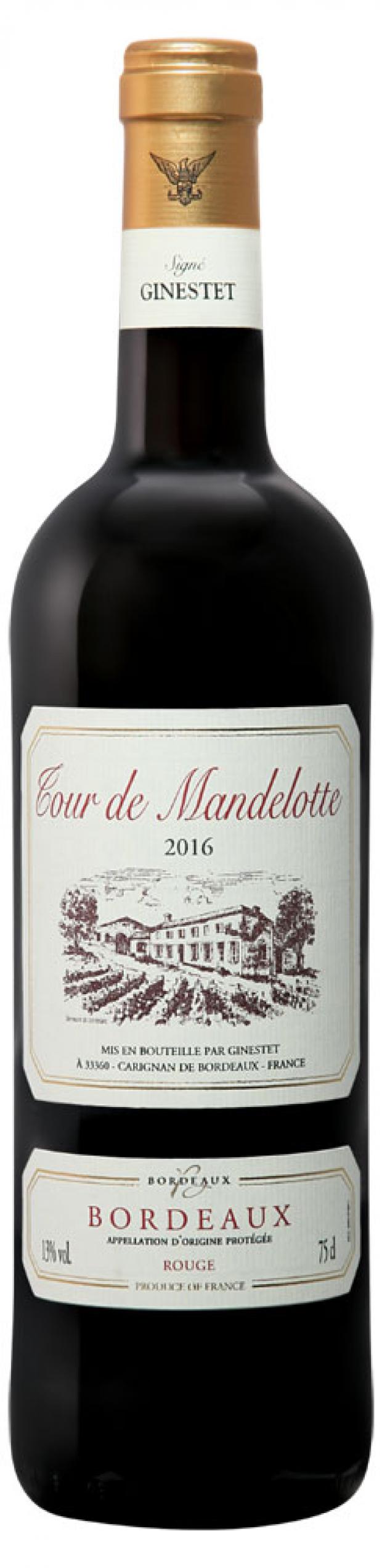 Вино Tour de Mandelotte красное сухое Франция, 0,75 л tour de mandelotte bordeaux aoc ginestet