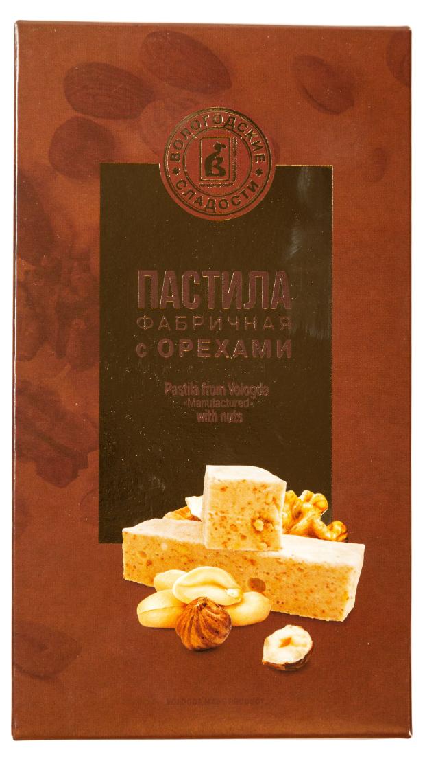 Пастила КФ Вологда Фабричная с орехами, 255 г
