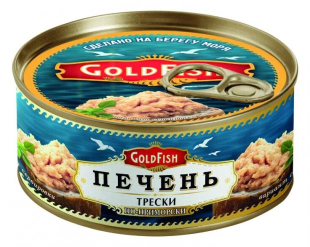 

Печень минтая по-приморски GoldFish, 120 г