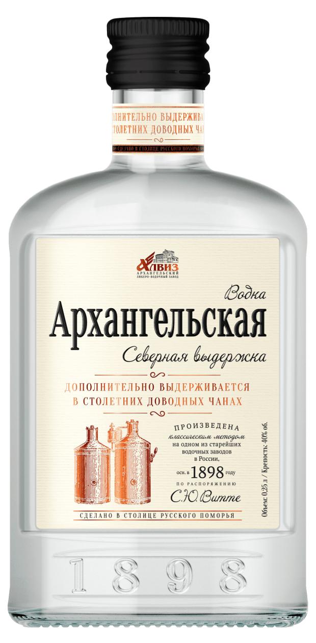 Водка Архангельская Северная выдержка Россия, 0,25 л