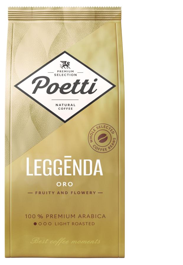 Кофе в зернах Poetti Leggenda Oro, 250 г кофе в зернах lavazza oro 250гр в зернах