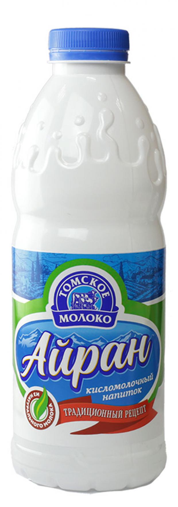Айран Томское молоко 1% БЗМЖ, 900 мл