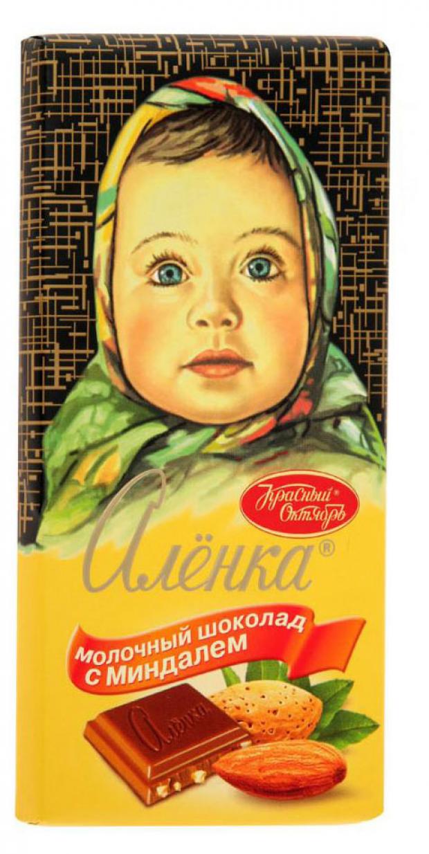 

Шоколад молочный «Алёнка» с миндалём, 90 г