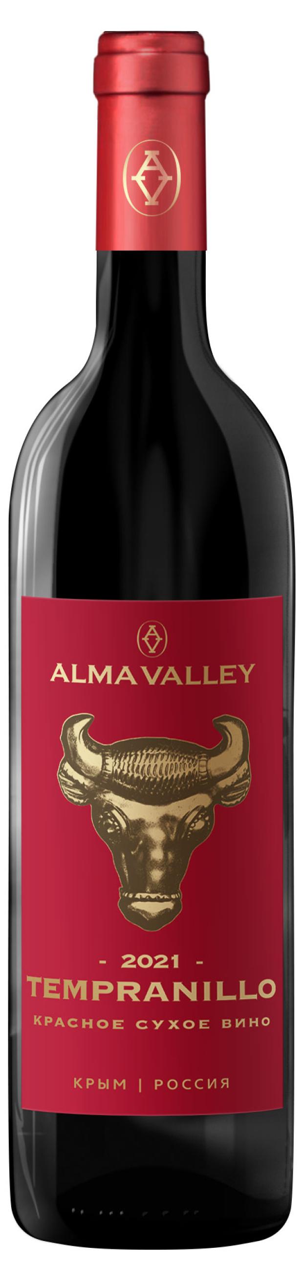 

Вино Alma Valley Темпранильо красное сухое Россия, 0,75 л