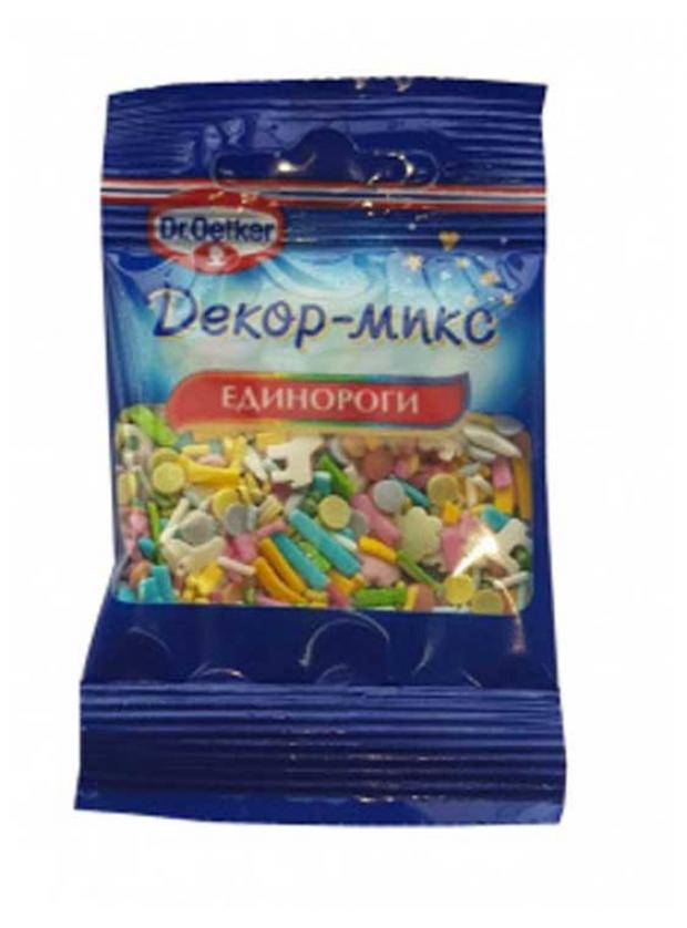 

Посыпка Dr.Oetker Декор микс Единороги, 10 г
