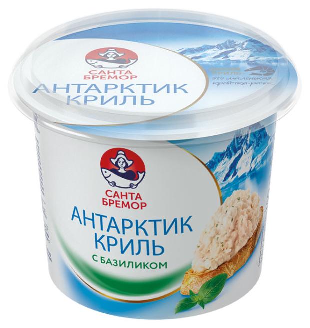 

Паста Санта Бремор из морепродуктов Антарктик-Криль с базиликом, 150 г